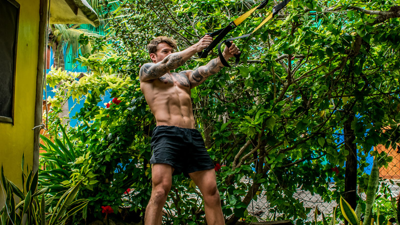 TRX legs workout for home and travel