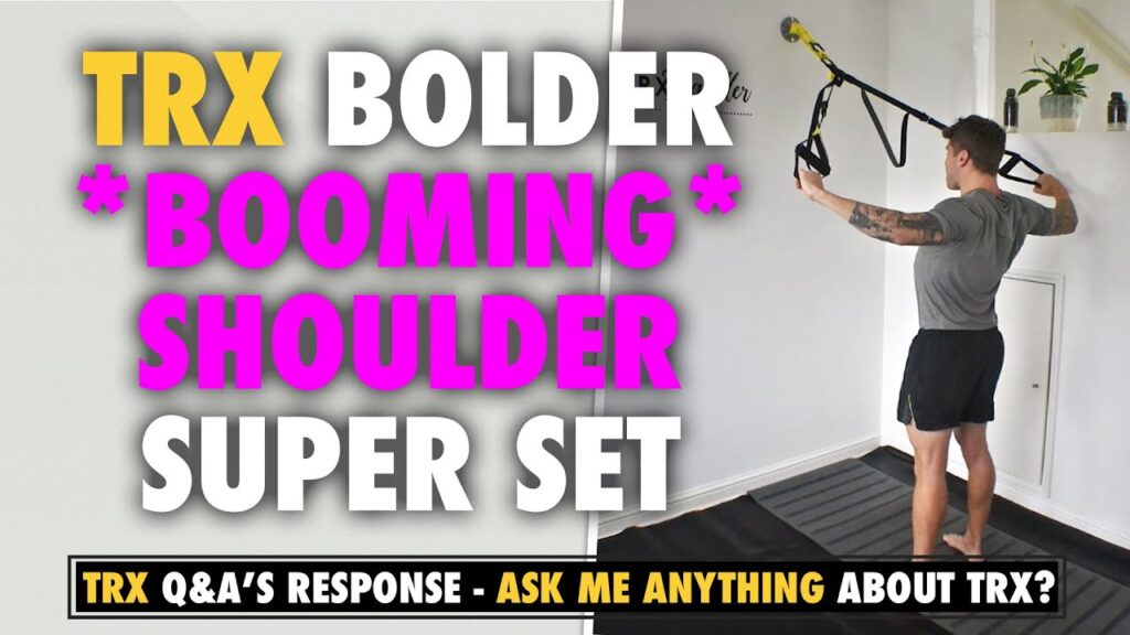 Bolder & Stronger Shoulders with this TRX Super Set⁣