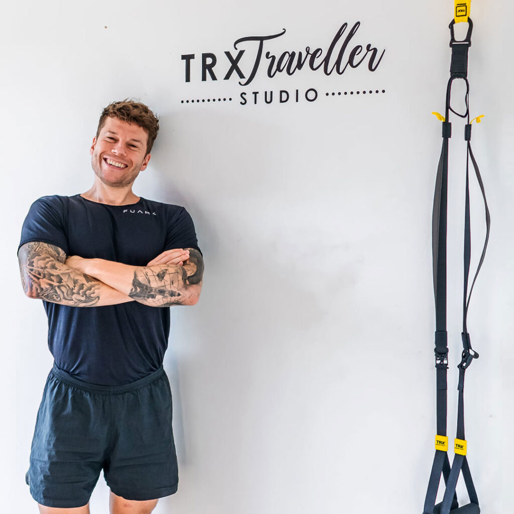 Guided TRX Workout For Abs, Shoulders, Triceps and Chest (with TRX Traveller)