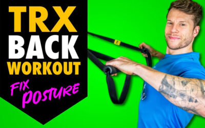 A Simple TRX Back Workout to Build Muscle & FIX Posture- Beginner 10 Minutes (Suspension Training)