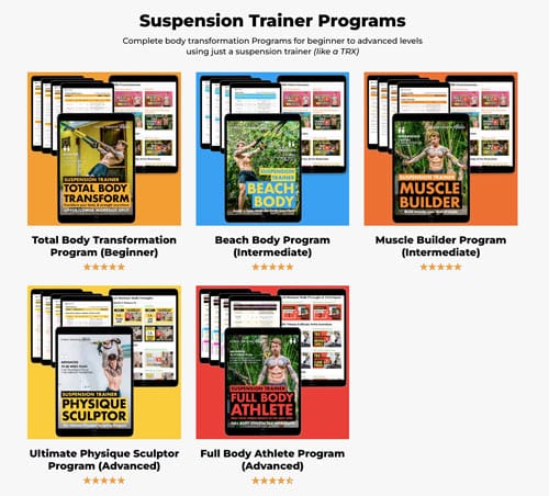 fitness freedom athletes TRX suspension trainer programs