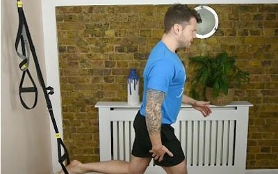 How to Strengthen Your Hamstrings & Glutes With a TRX Suspension Trainer (Leg Exercise)