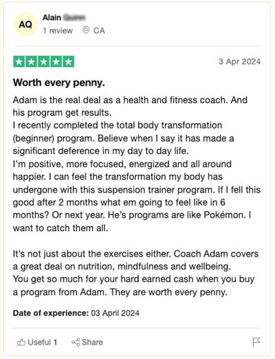 Fitness Freedom Athletes Review